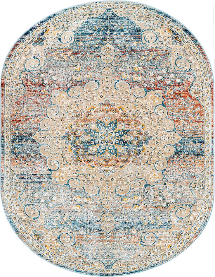 Detail image of 5' 3 x 8' Newport Oval Rug
