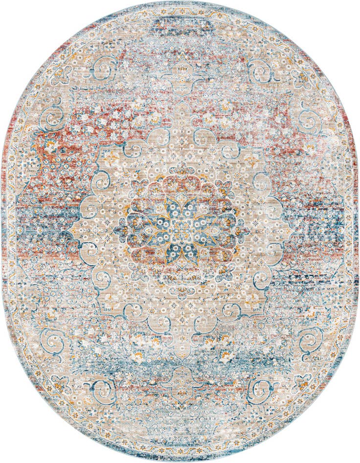 Detail image of 7' 10 x 10' 2 Newport Oval Rug