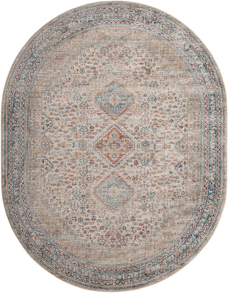 Detail image of 7' 10 x 10' 2 Newport Oval Rug