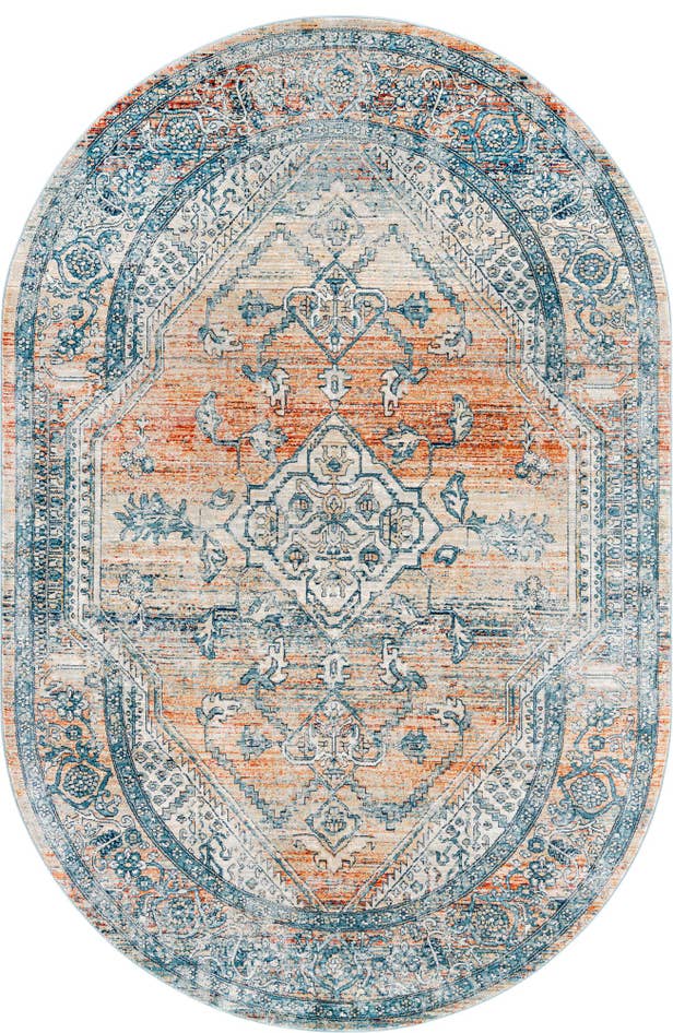 Detailansicht von 160cm x 245cm Newport Oval Teppich