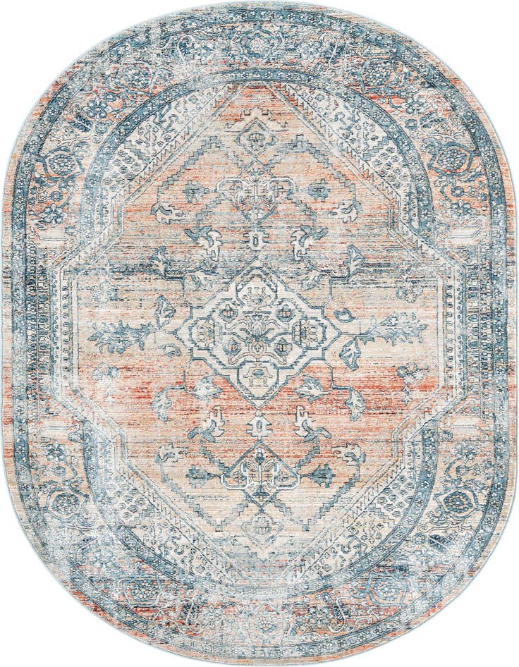 Detail image of 5' 3 x 8' Newport Oval Rug