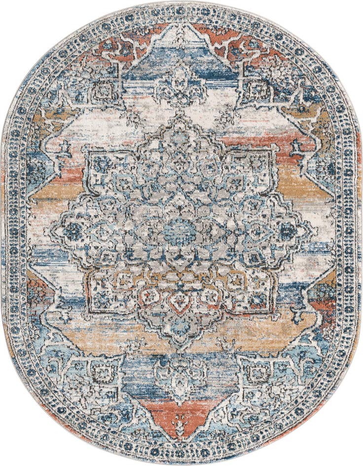 Detail image of 5' 3 x 8' Nyla Oval Rug