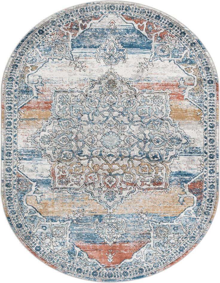 Detail image of 6' x 9' Nyla Oval Rug