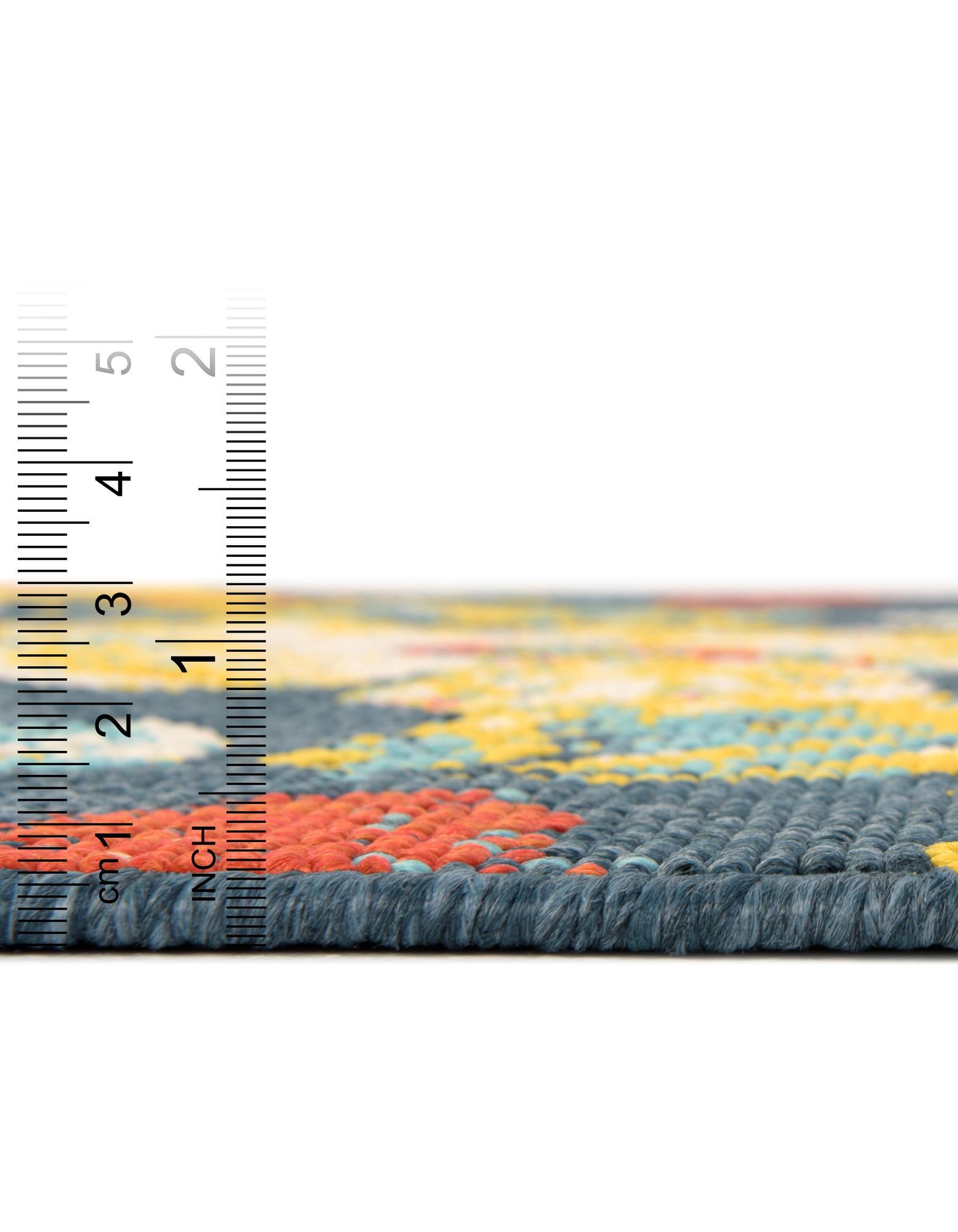 4' x 6' Easy-Clean Coastal Indoor / Outdoor Oval Rug
