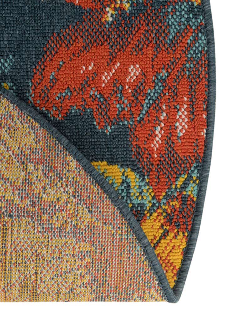 2' x 3' Easy-Clean Coastal Indoor / Outdoor Oval Rug