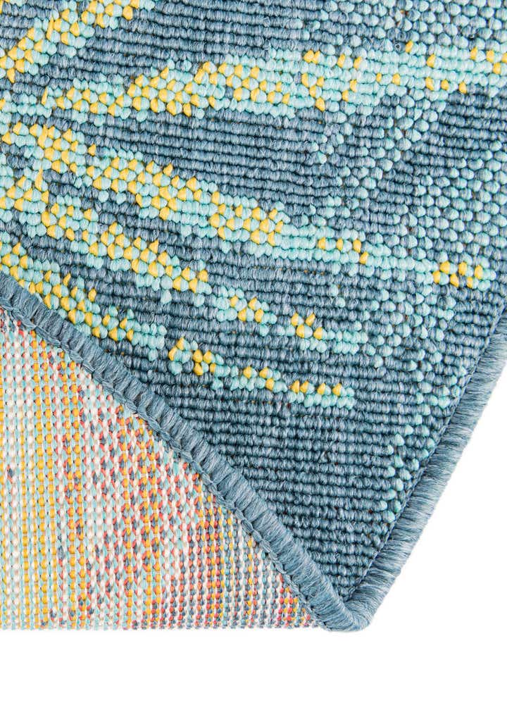 2' x 3' Easy-Clean Coastal Indoor / Outdoor Oval Rug