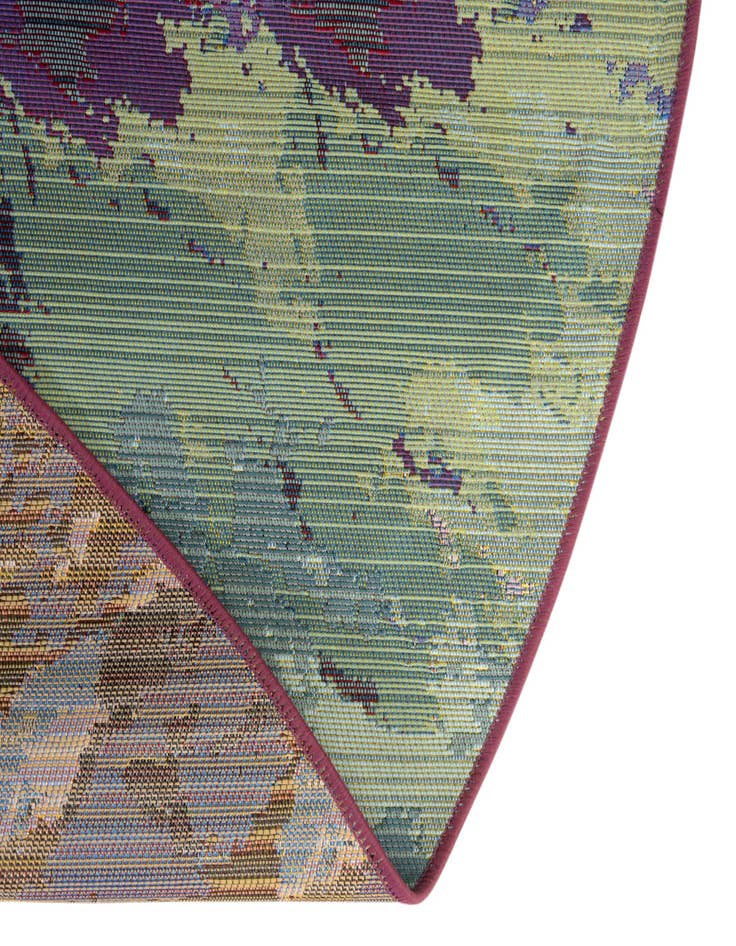 Detail image of 2' 2 x 3' Easy-Clean Modern Indoor / Outdoor Oval Rug