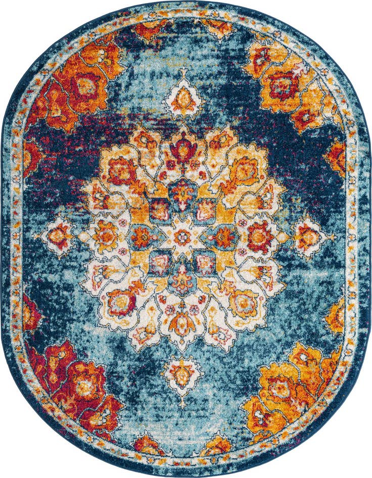 Detail image of 5' x 8' Parker Oval Rug