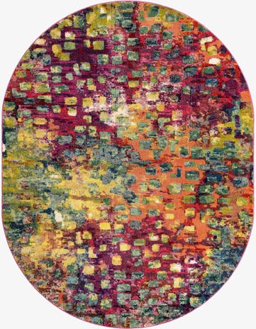 Washable Sevilla Oval Rug