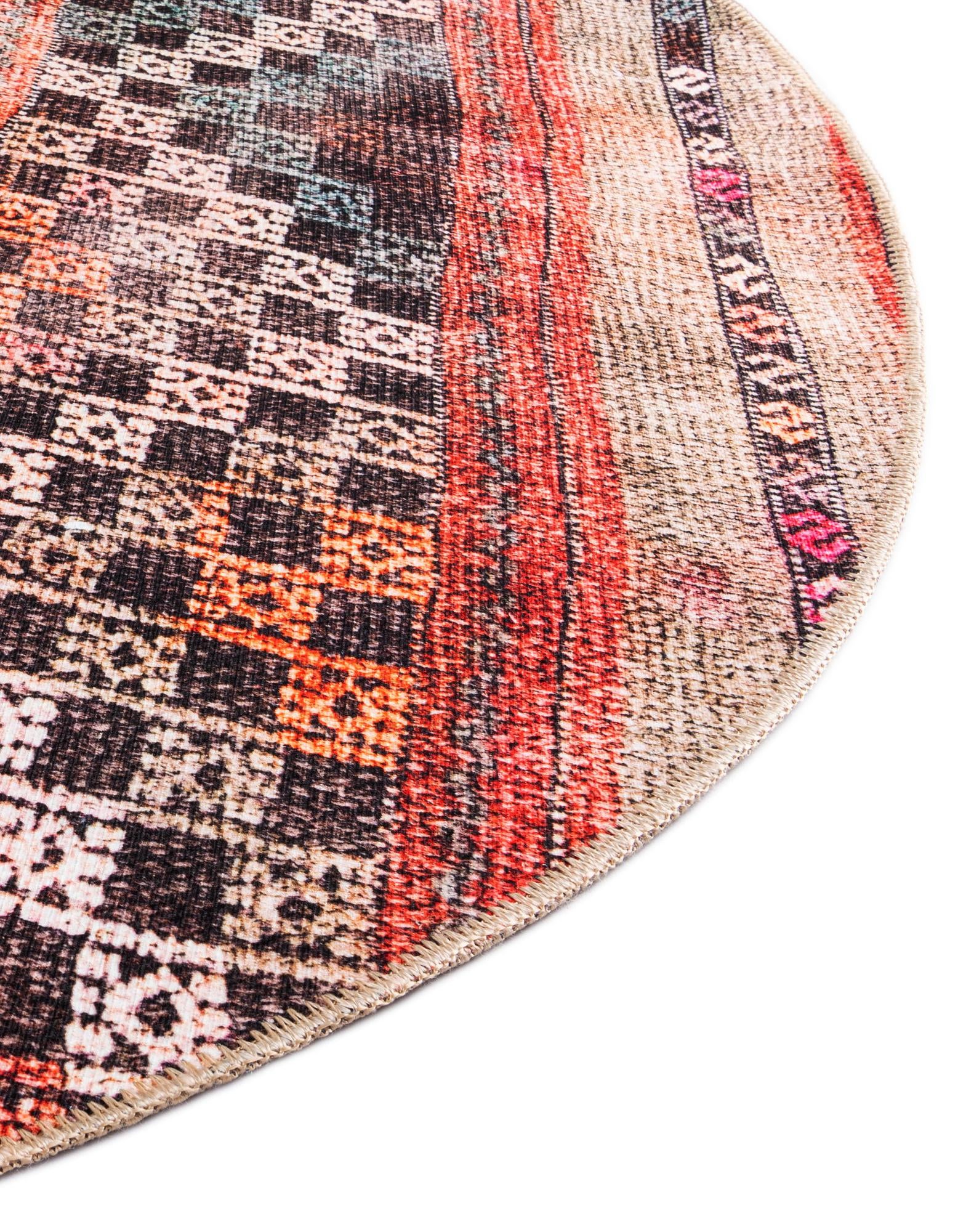 2' x 3' Washable Timeless Oval Rug