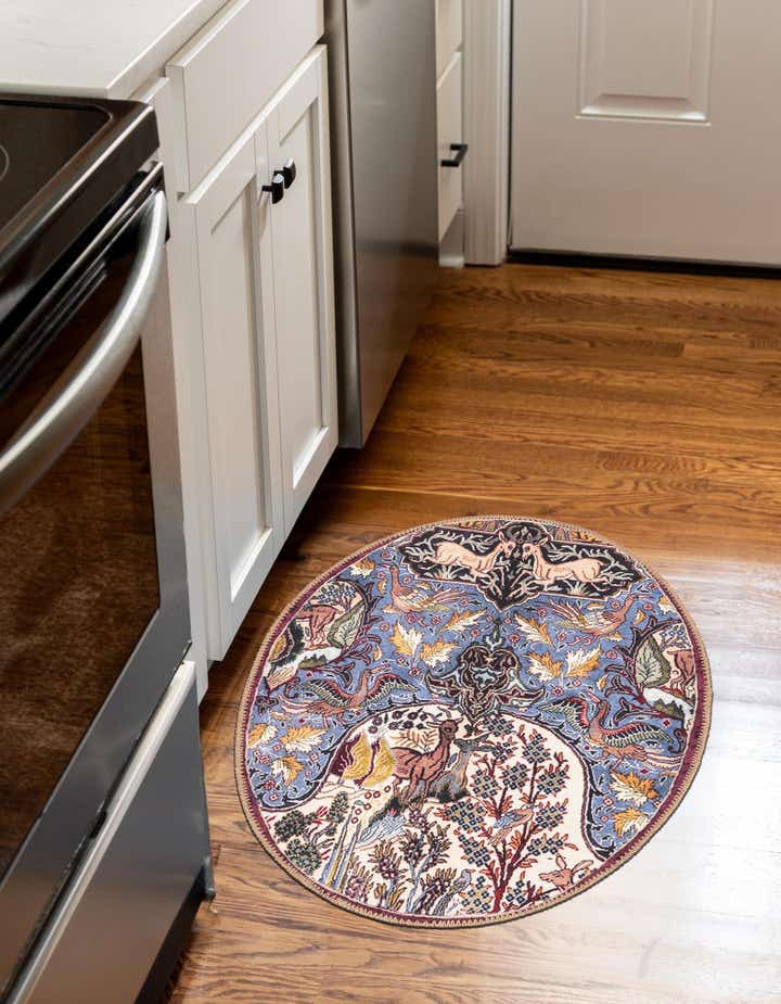 2' x 3' 1 Washable Timeless Oval Rug