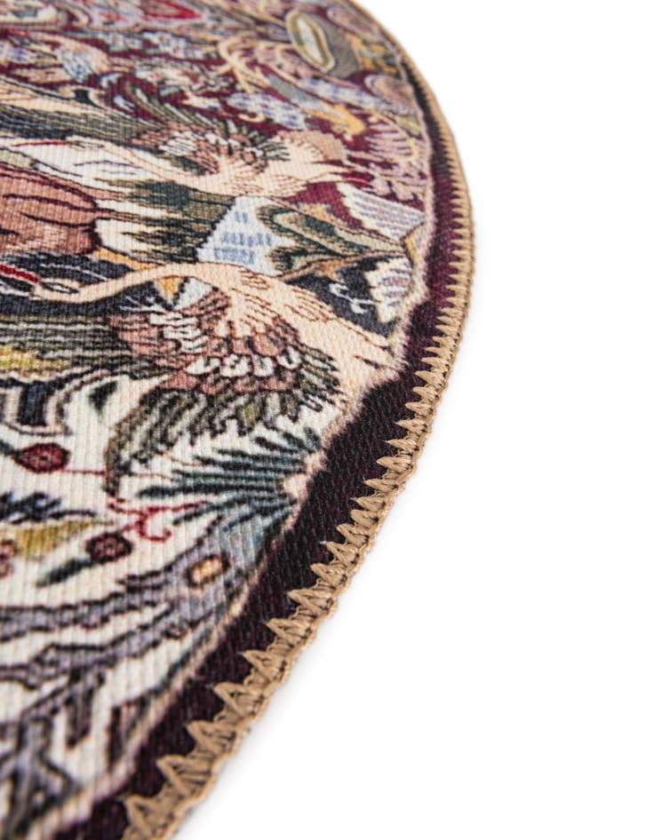 Detail image of 2' x 3' 1 Washable Timeless Oval Rug