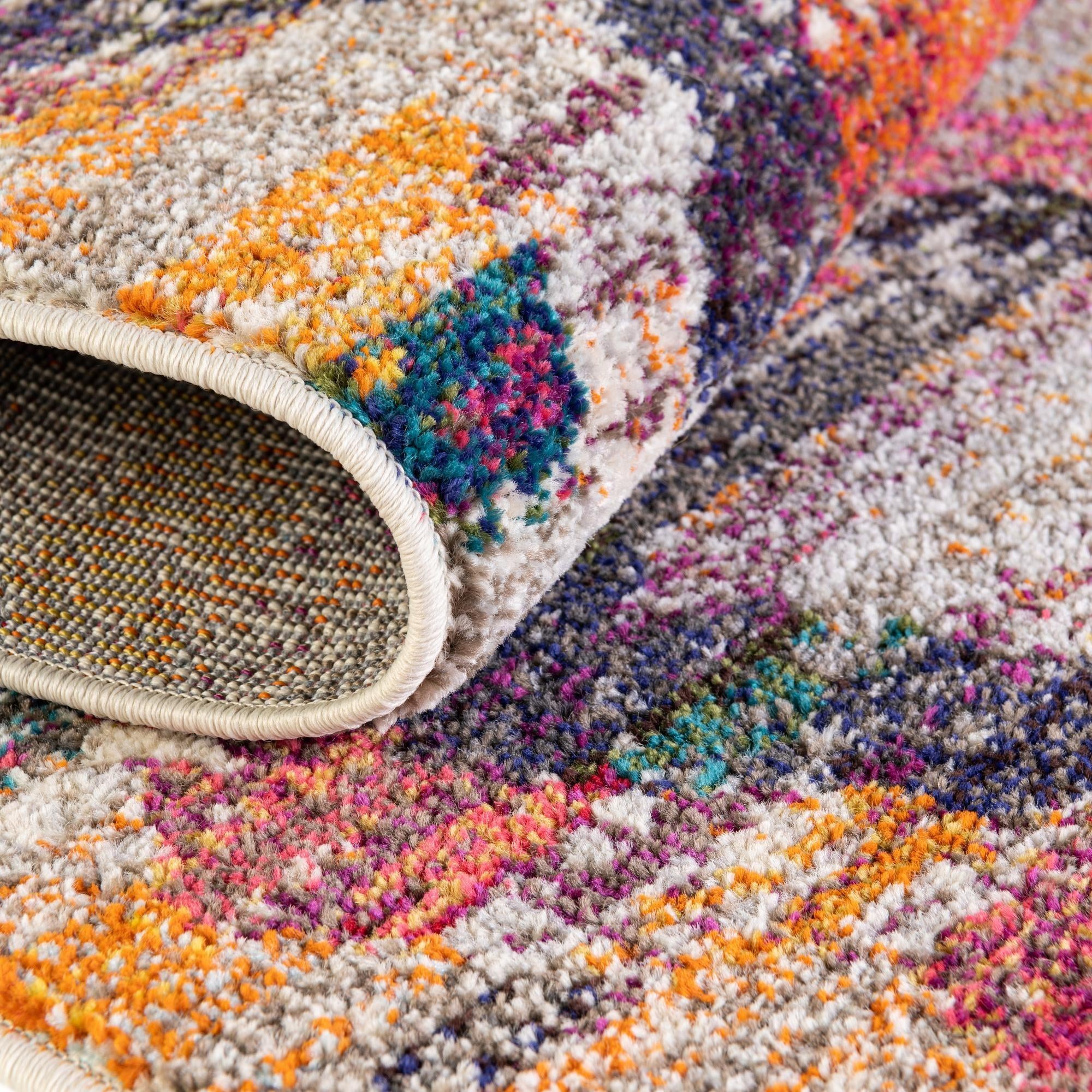 7' 10 x 10' Washable Vivid Oval Rug