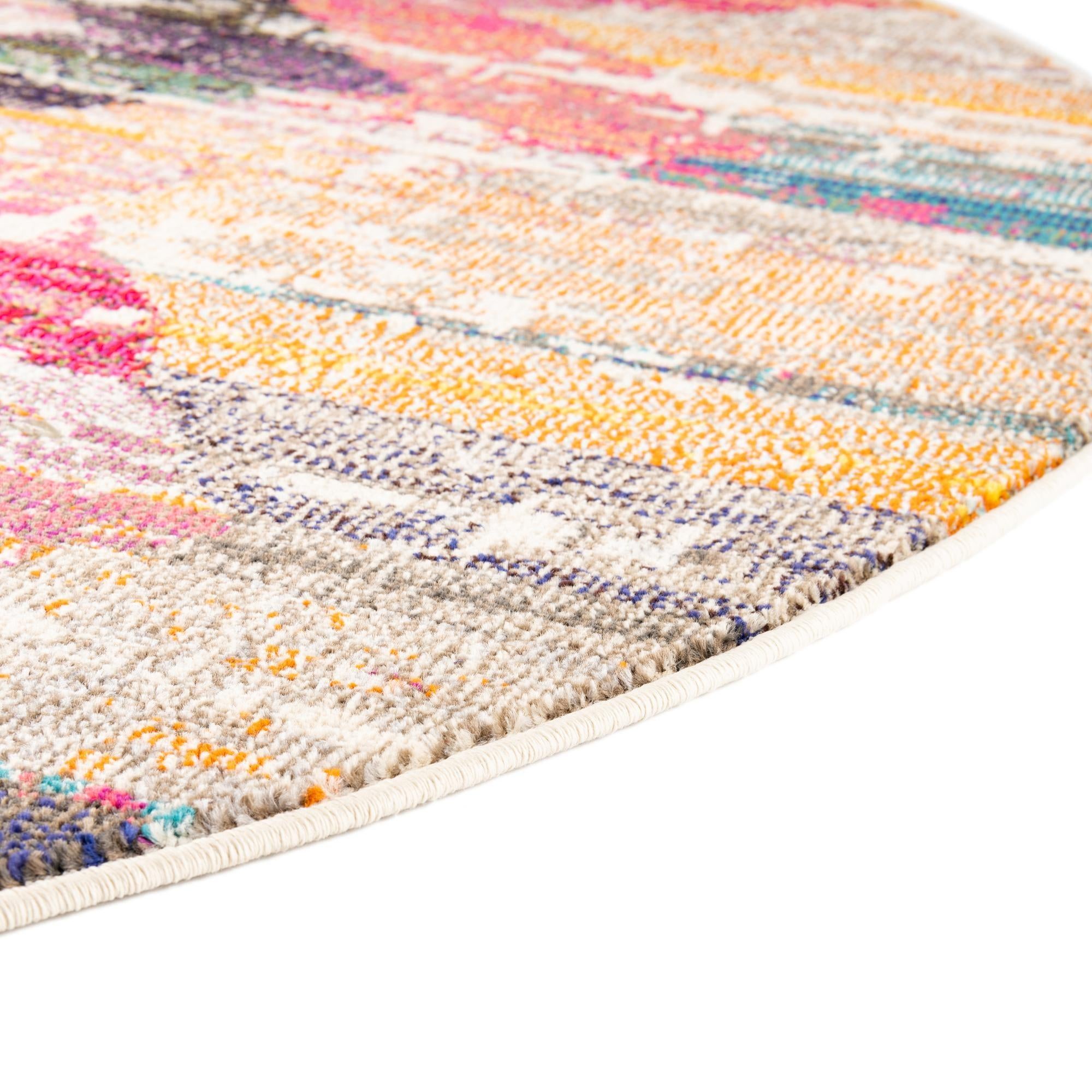 7' 10 x 10' Washable Vivid Oval Rug