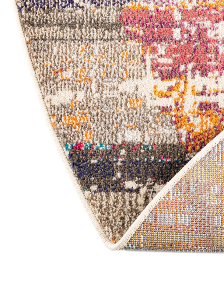 Detail image of 7' 10 x 10'  Washable Vivid Oval Rug