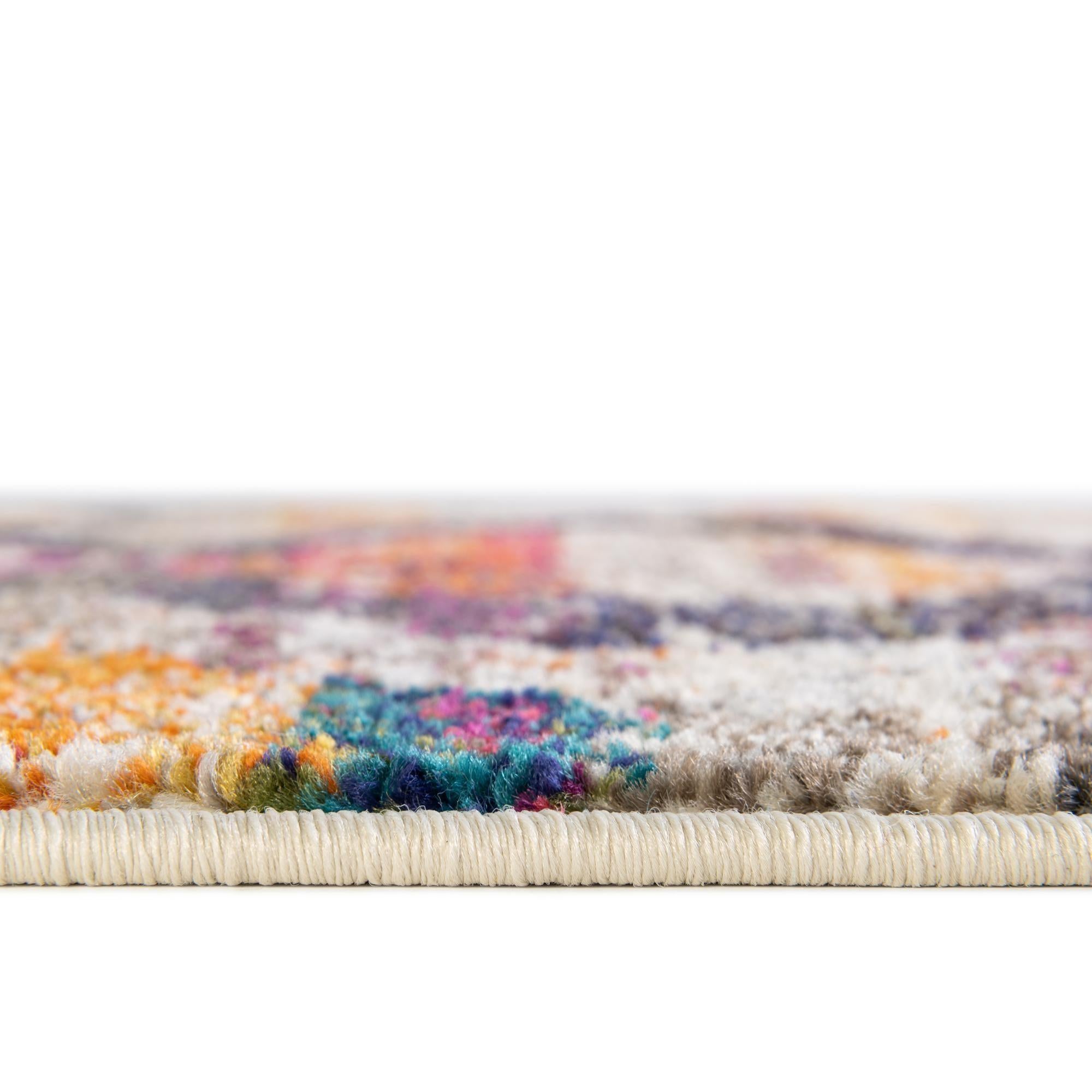 7' 10 x 10' Washable Vivid Oval Rug