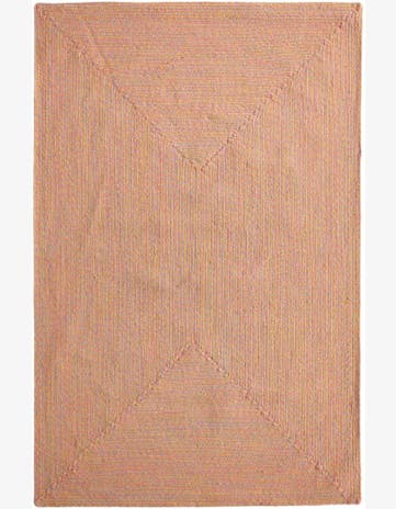 5' 3 x 8' Hand Braided Eco Verse Washable Indoor / Outdoor Rug