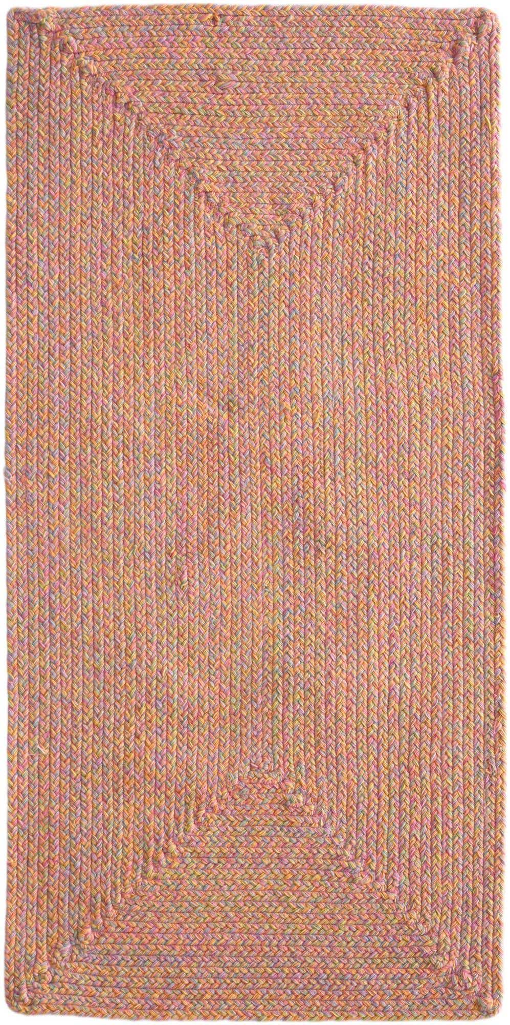 2' x 4' 1 Hand Braided Eco Verse Washable Indoor / Outdoor Runner Rug