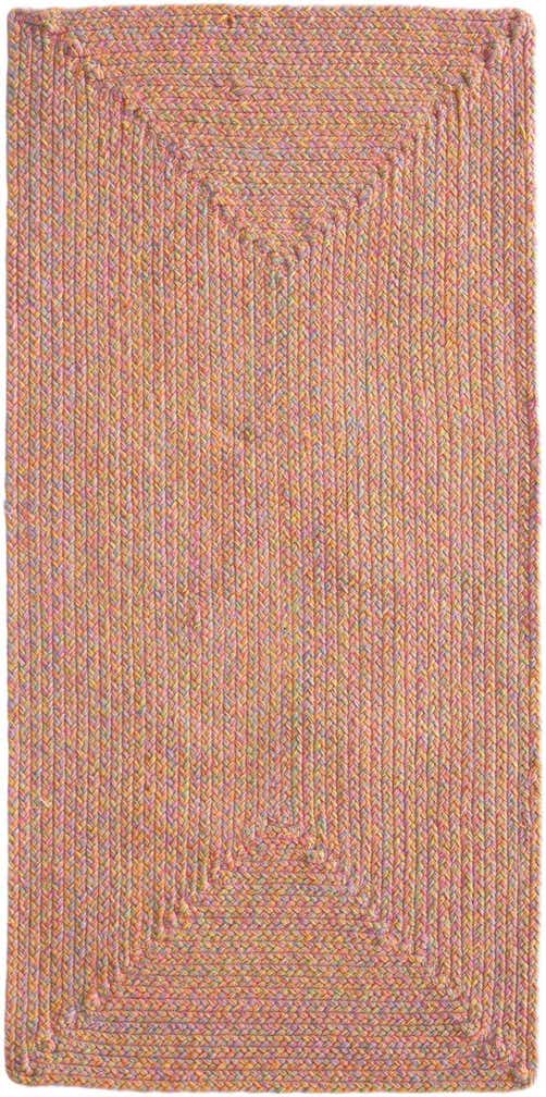 2' x 4' 1 Hand Braided Eco Verse Washable Indoor / Outdoor Runner Rug