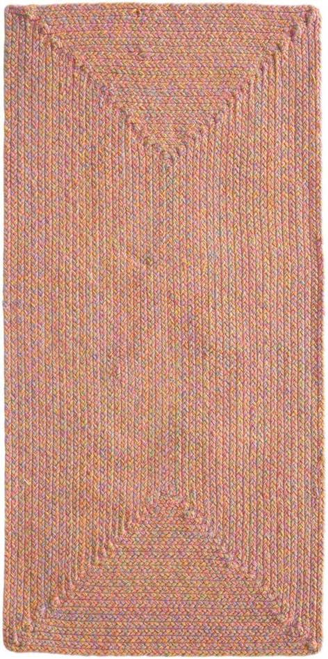 Detail image of 2' x 4' 1 Hand Braided Eco Verse Washable Indoor / Outdoor Runner Rug