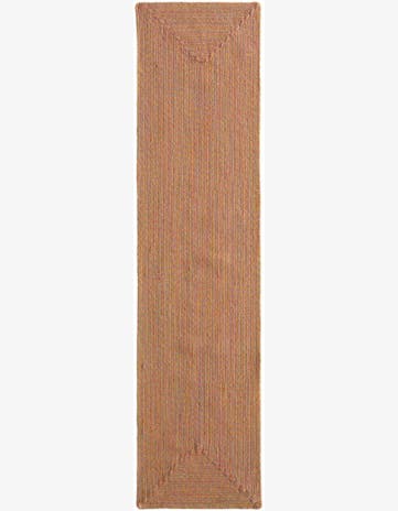 2' x 8' Hand Braided Eco Verse Washable Indoor / Outdoor Runner Rug