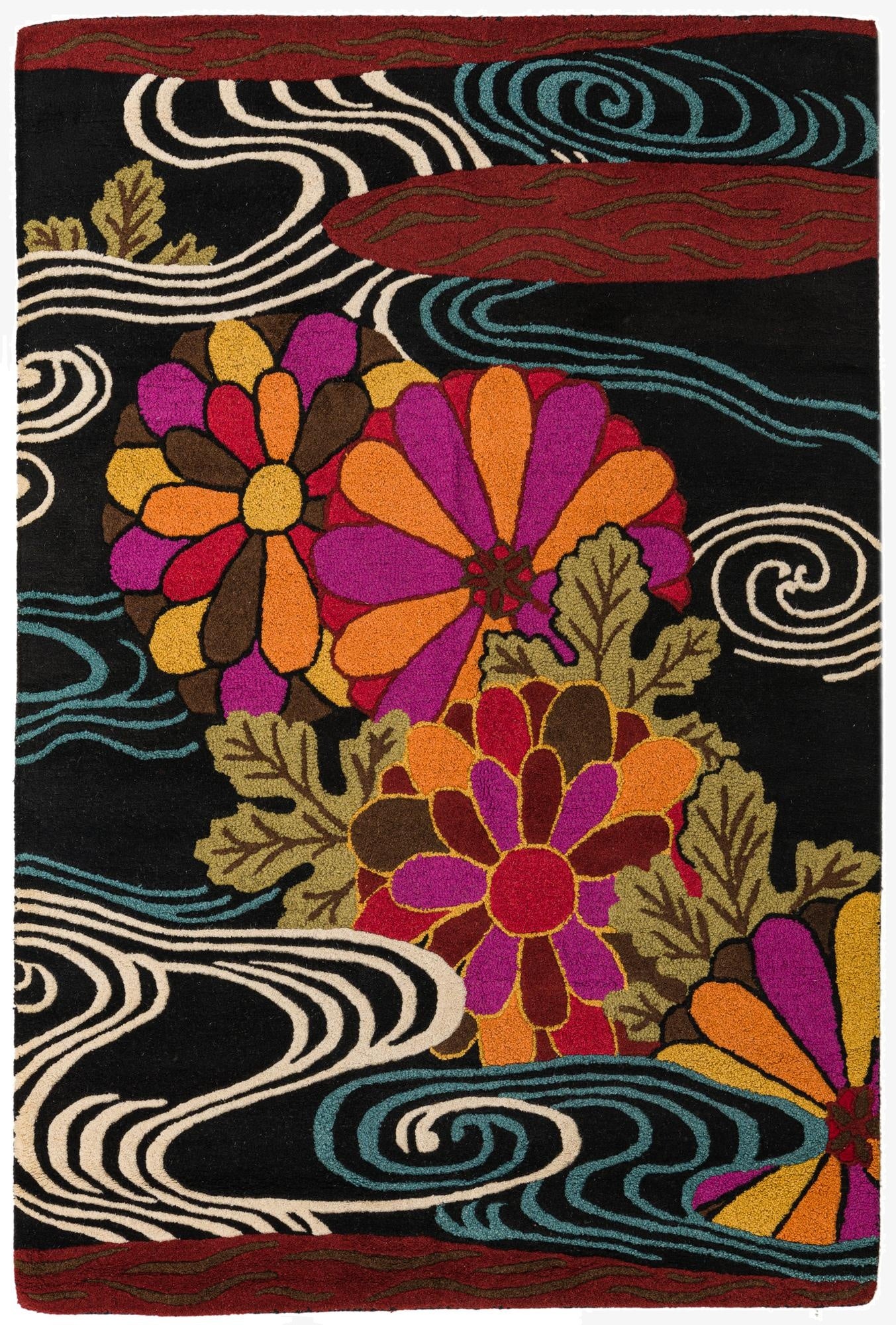 5' x 7' 5 Agra Wool Rug