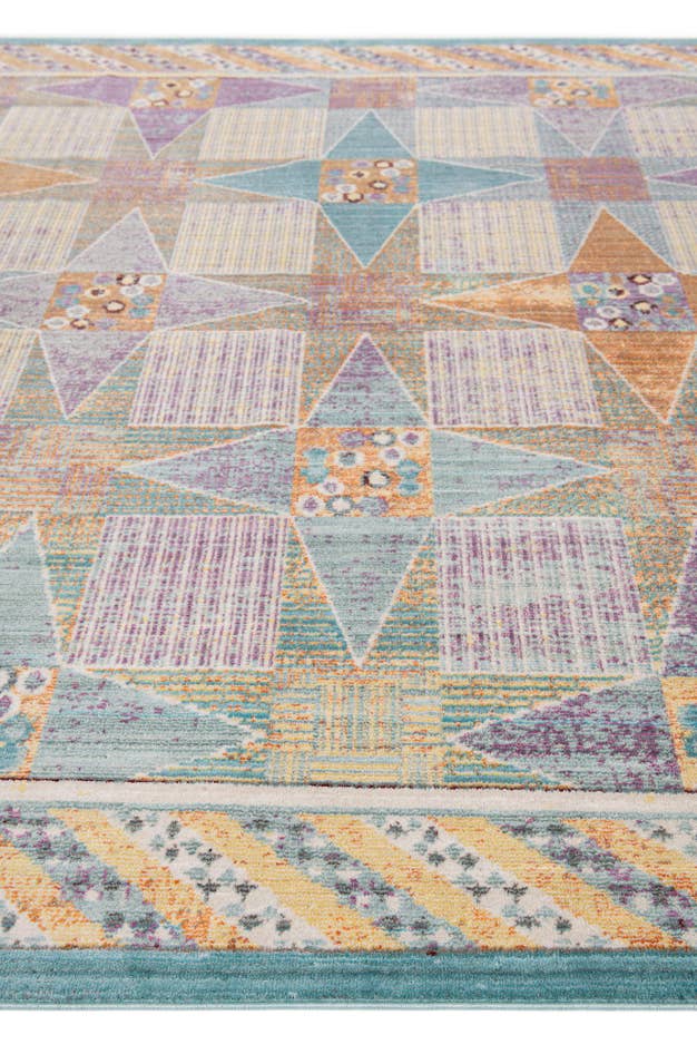 Detail image of 7' x 10' Aqua Rug