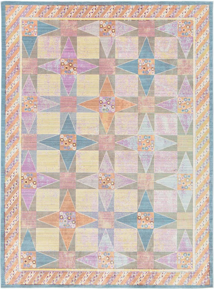 Detail image of 7' x 10' Aqua Rug