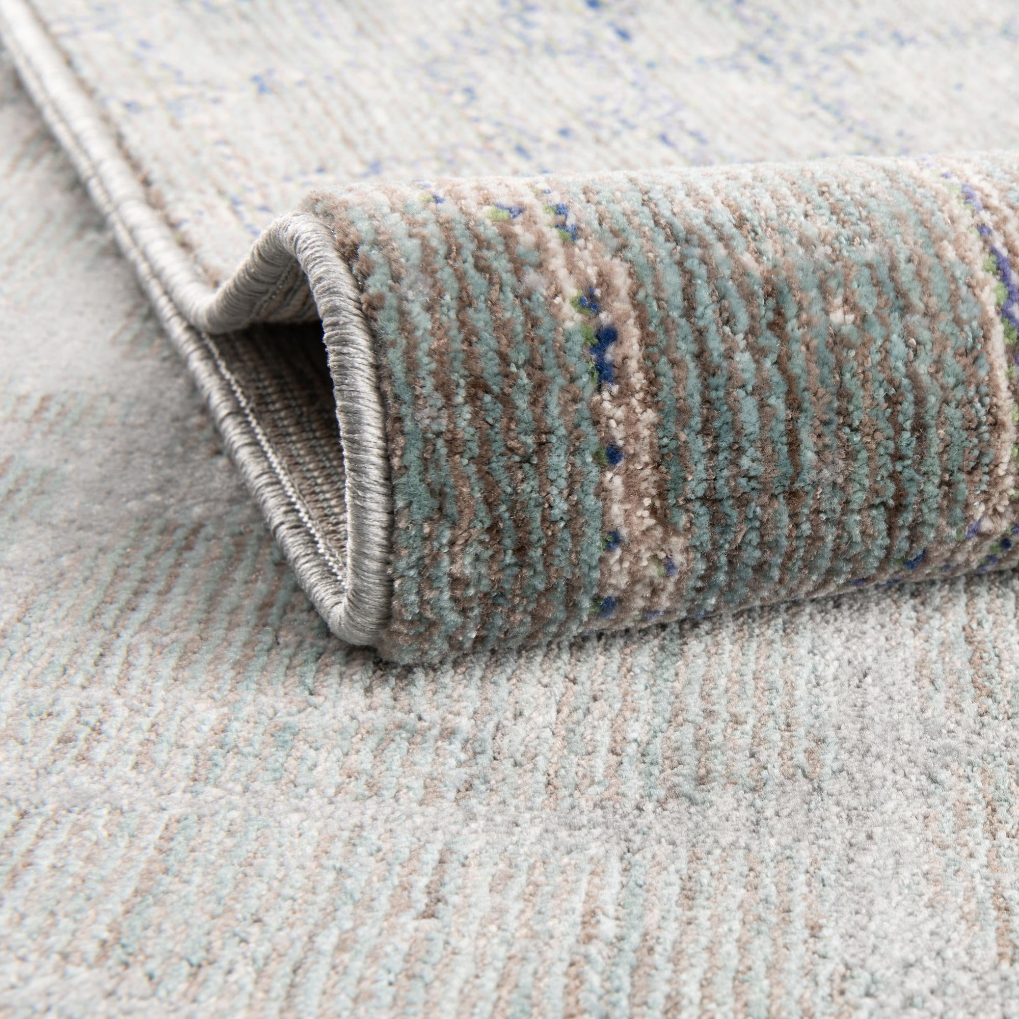 4' x 6' Aqua Rug