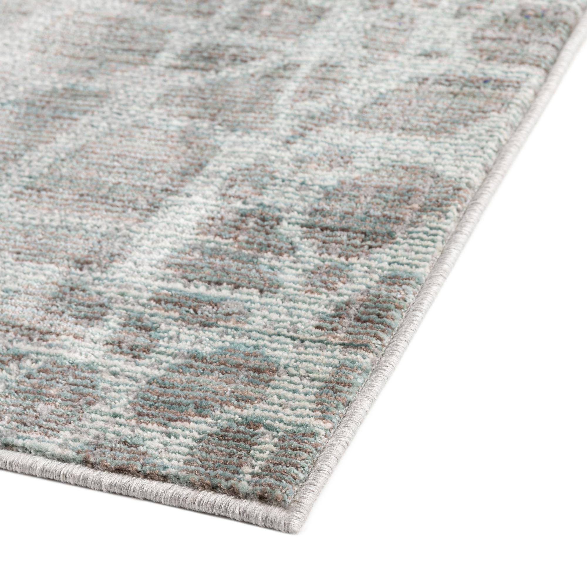 4' x 6' Aqua Rug