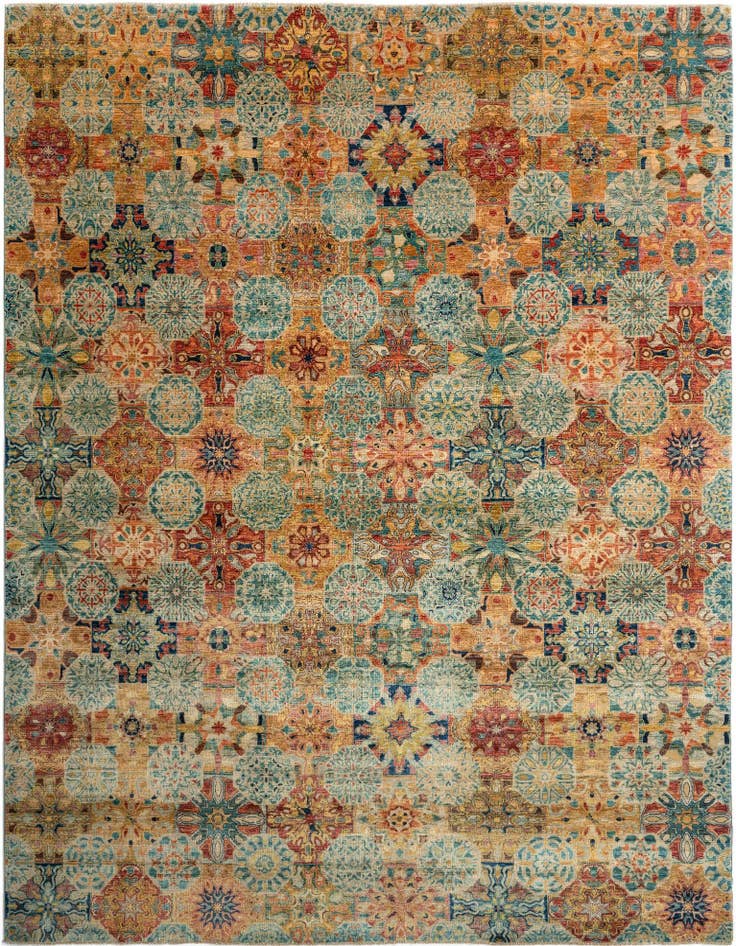 Detail image of 9' 2 x 11' 11 Hand Knotted Ariana Rug