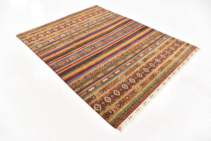 5' 10 x 7' 2 Hand Knotted Ariana Ziegler Rug