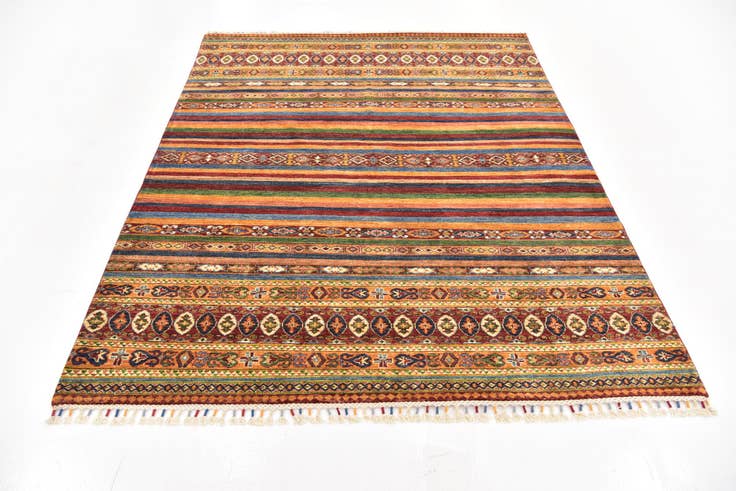 Detail image of 5' 10 x 7' 2 Hand Knotted Ariana Ziegler Rug