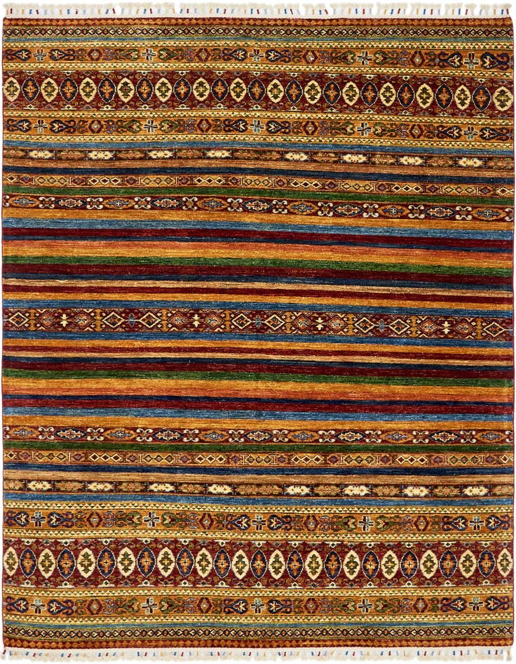 Detail image of 5' 10 x 7' 2 Hand Knotted Ariana Ziegler Rug