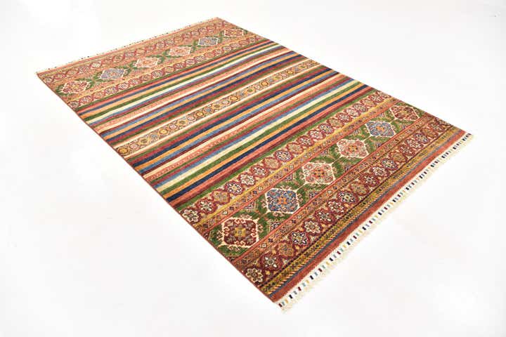 5' 9 x 8' 2 Hand Knotted Ariana Ziegler Rug