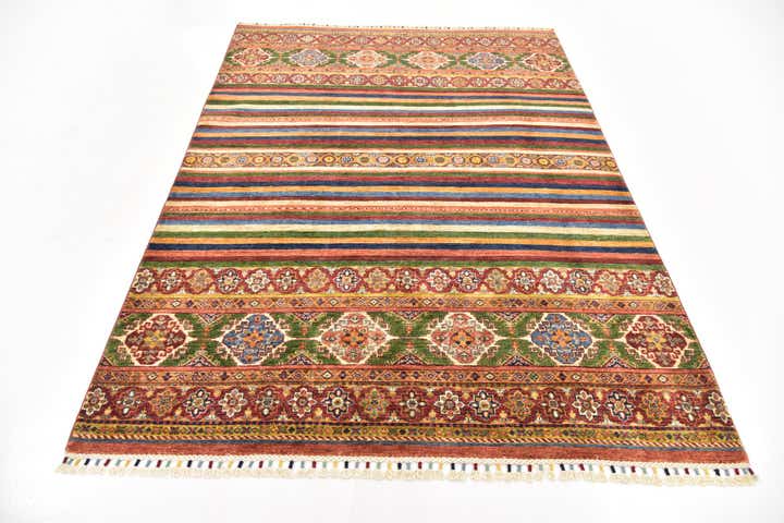 5' 9 x 8' 2 Hand Knotted Ariana Ziegler Rug