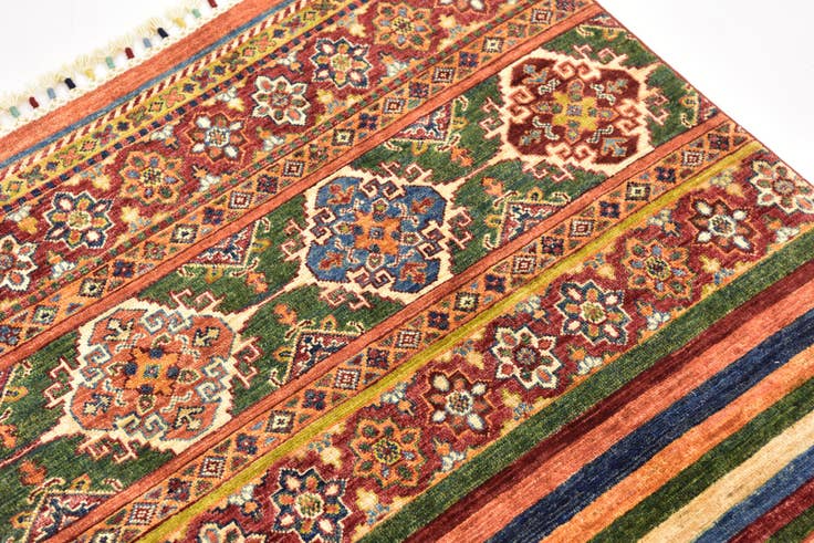 Detail image of 5' 9 x 8' 2 Hand Knotted Ariana Ziegler Rug