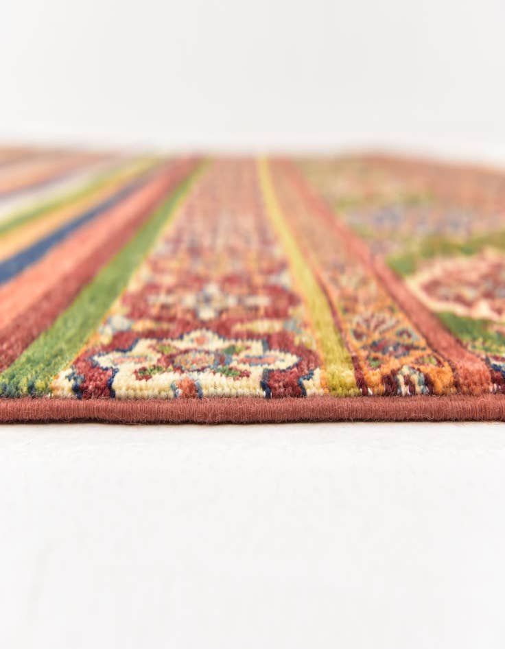 Detail image of 5' 9 x 8' 2  Hand Knotted Ariana Ziegler Rug