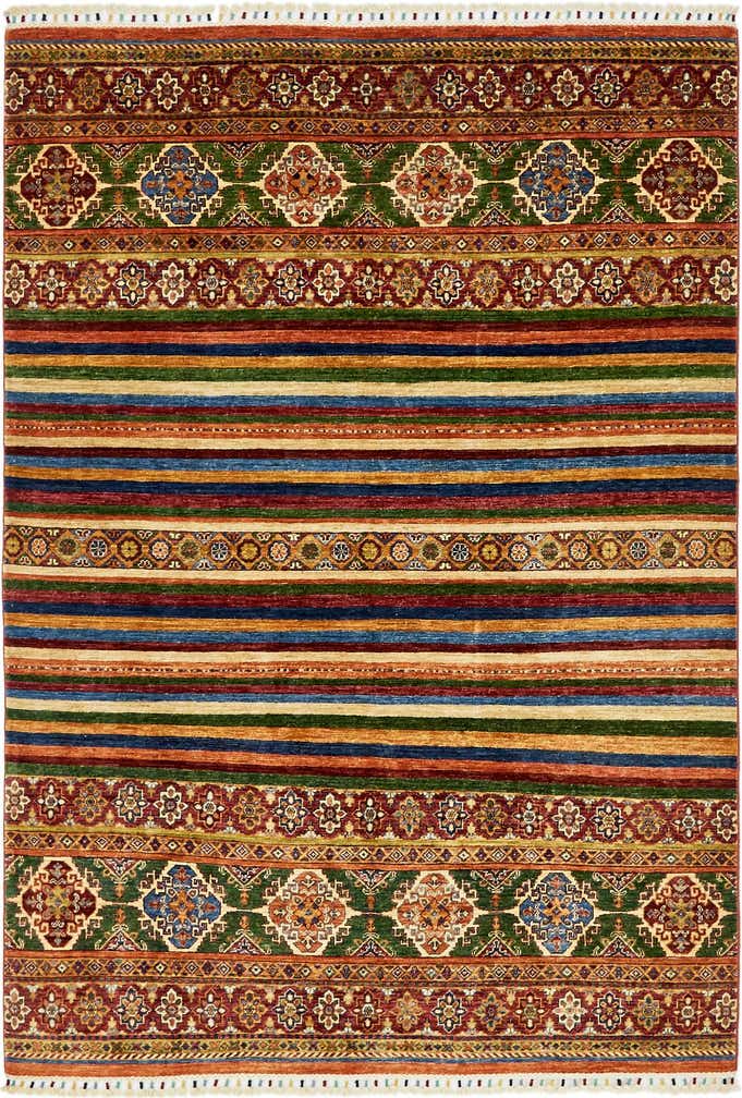 5' 9 x 8' 2 Hand Knotted Ariana Ziegler Rug