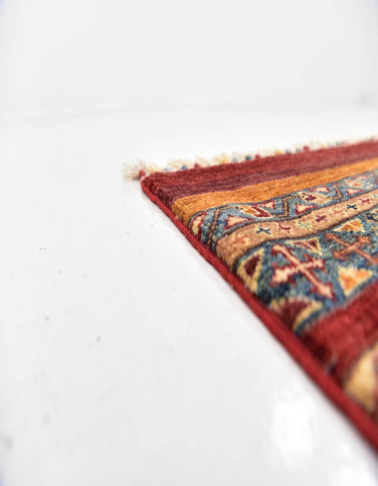 Detail image of 4' 2 x 6' 2 Hand Knotted Ariana Ziegler Wool Rug