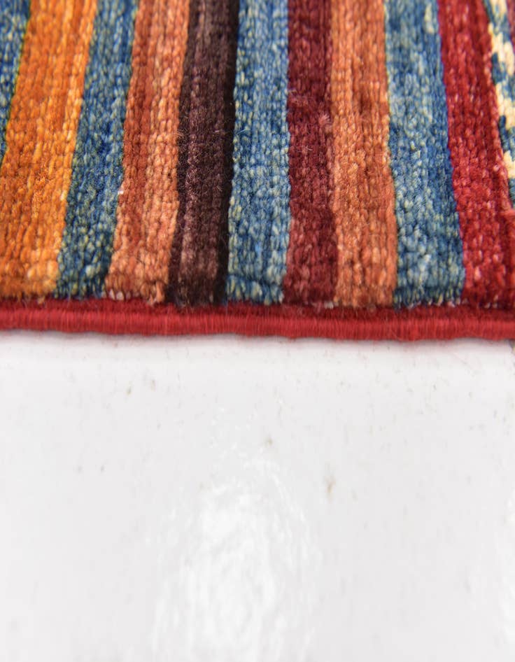 Detail image of 4' 2 x 6' 2 Hand Knotted Ariana Ziegler Wool Rug