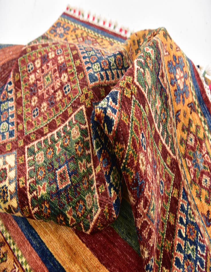 Detail image of 5' x 6' 8  Hand Knotted Ariana Ziegler Wool Rug