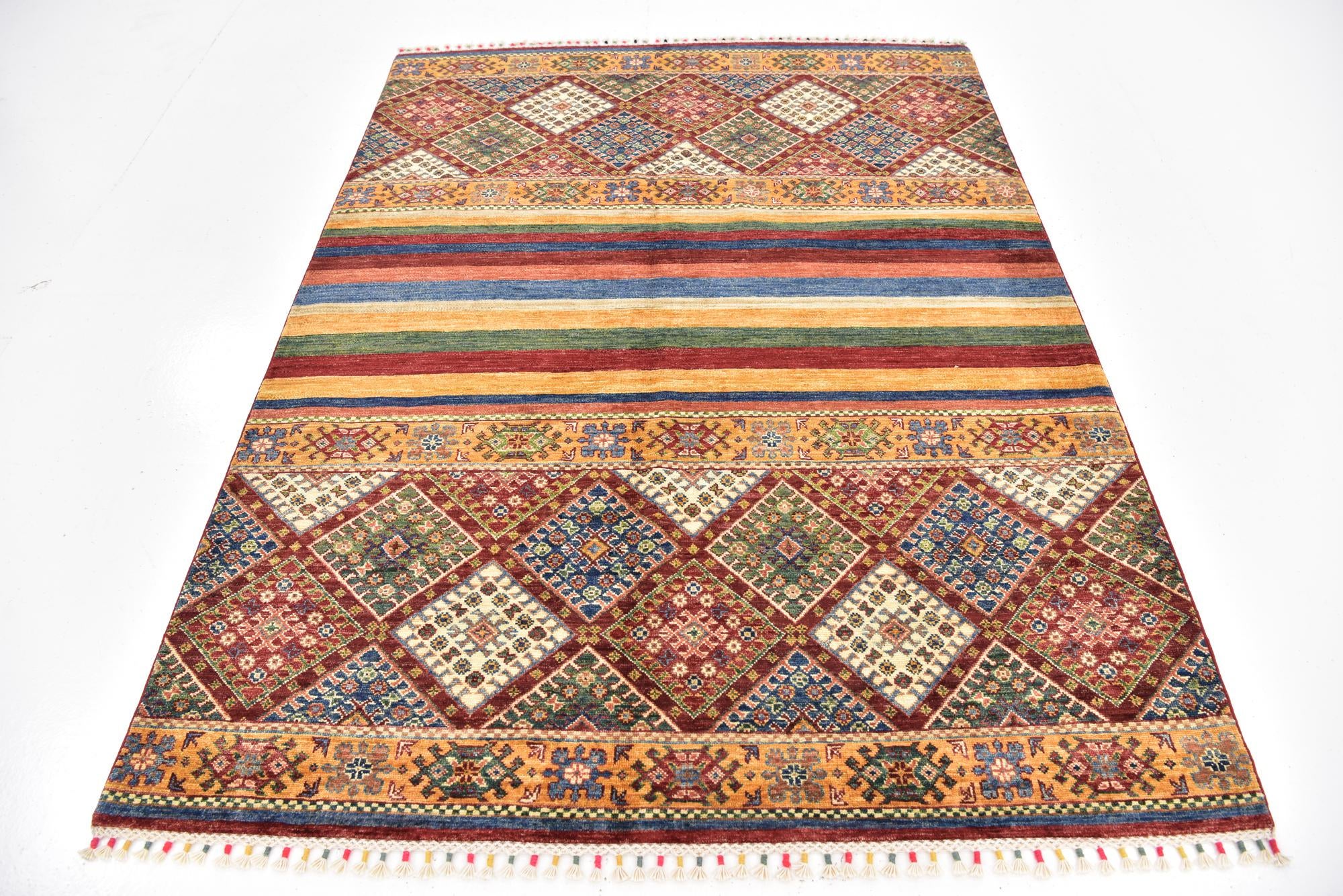 5' x 6' 8 Hand Knotted Ariana Ziegler Wool Rug
