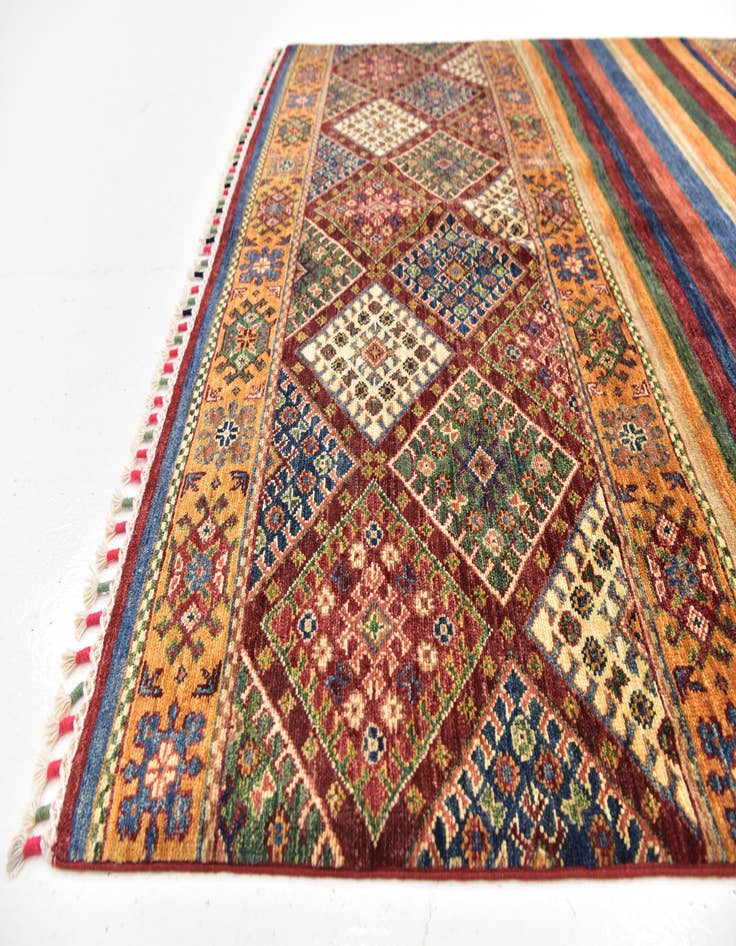 Detail image of 5' x 6' 8  Hand Knotted Ariana Ziegler Wool Rug