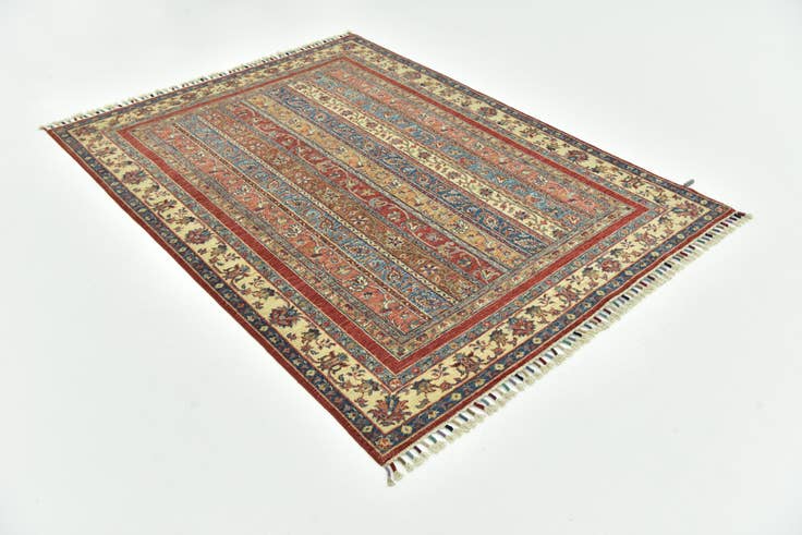 Detail image of 4' 10 x 6' 4 Hand Knotted Ariana Ziegler Rug