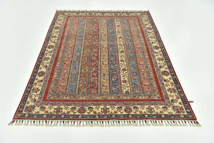4' 10 x 6' 4 Hand Knotted Ariana Ziegler Rug