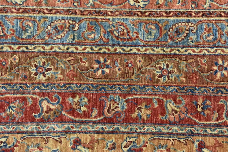 Detail image of 4' 10 x 6' 4 Hand Knotted Ariana Ziegler Rug