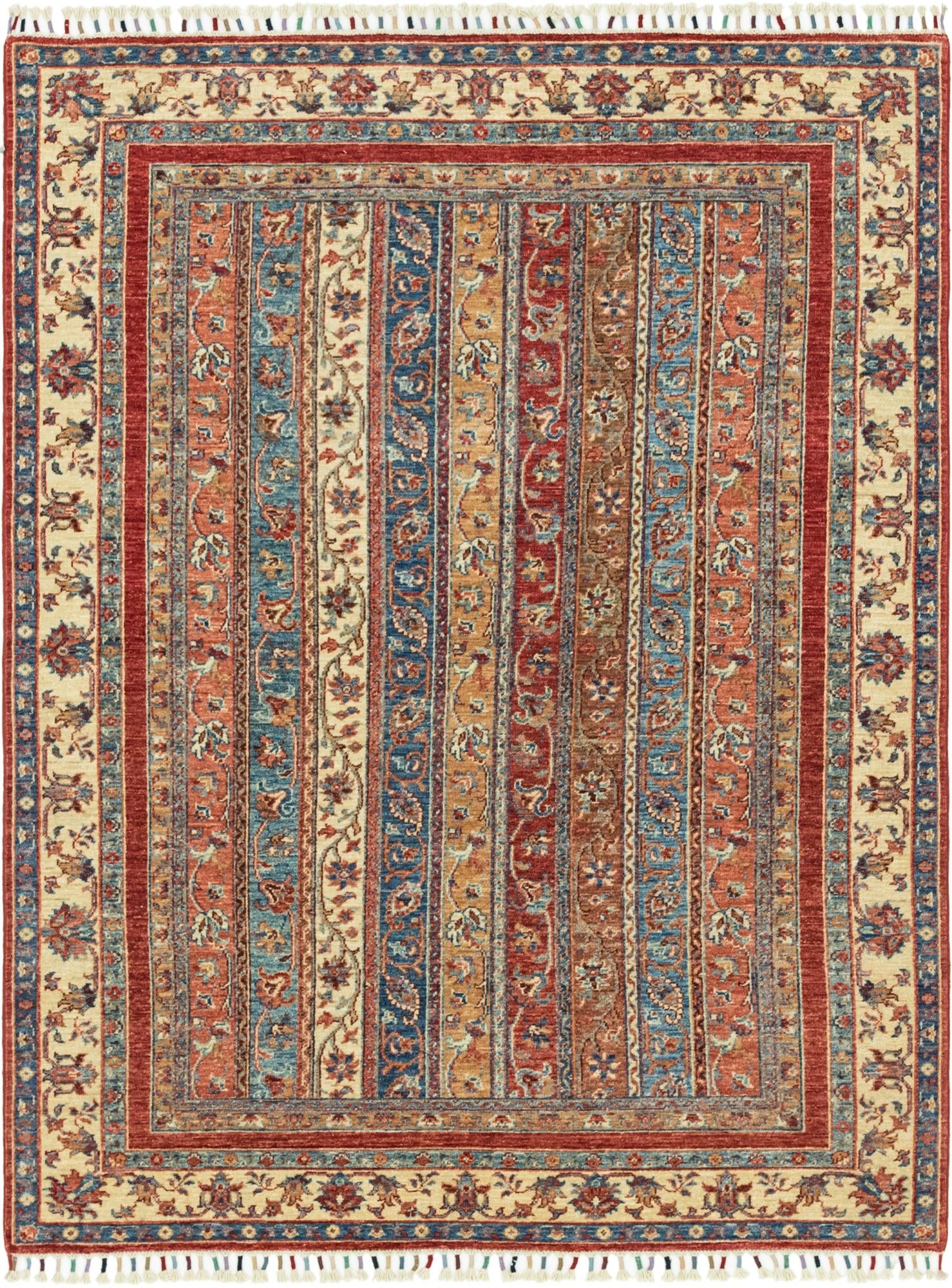 4' 10 x 6' 4 Hand Knotted Ariana Ziegler Rug