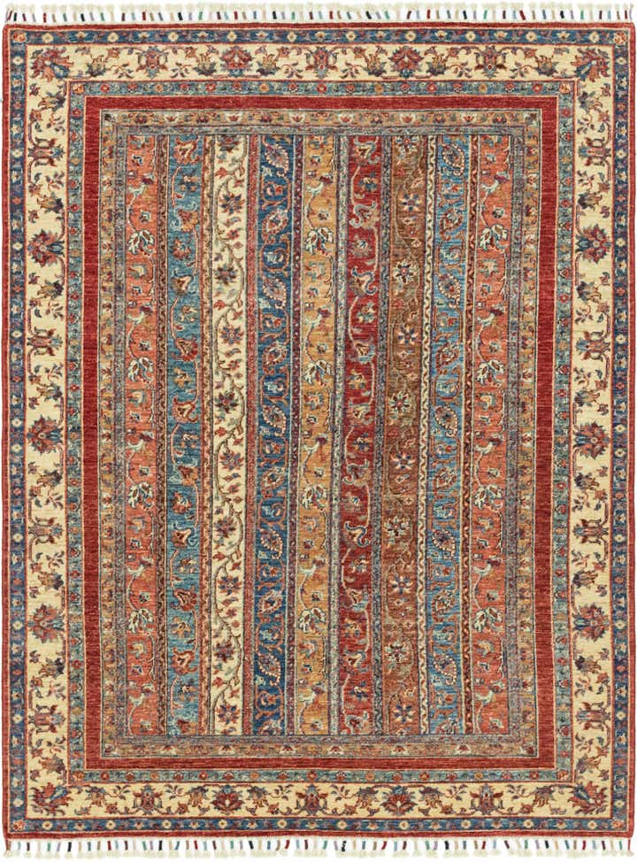 4' 10 x 6' 4 Hand Knotted Ariana Ziegler Rug