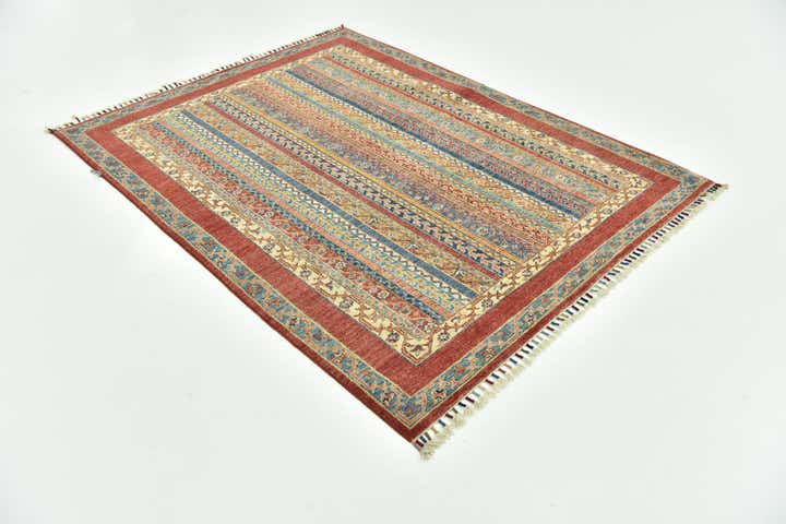 5' x 6' 6 Hand Knotted Ariana Ziegler Rug